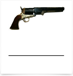  Pietta Colt 1851 Navy Brass Frame Blank Firer 
